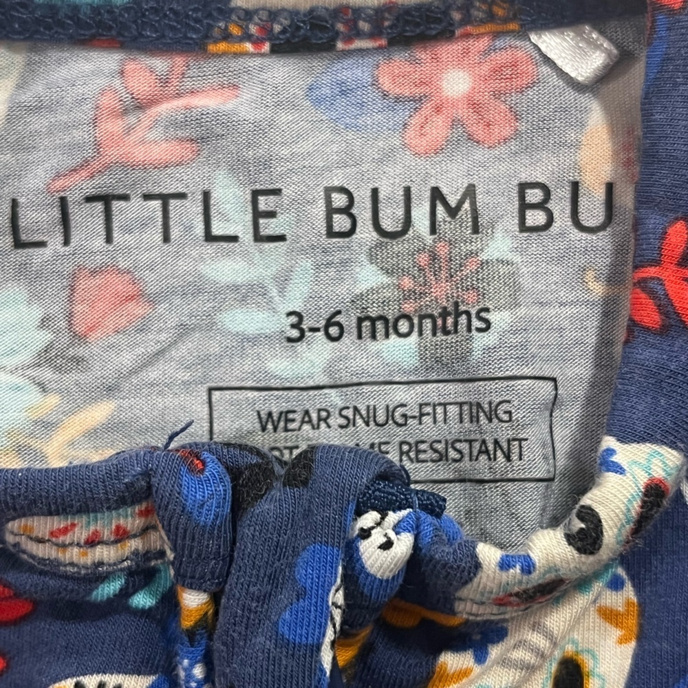 Little Bum Bums Sleeper 3-6 months - Picture 3 of 3